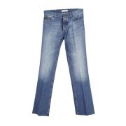 Saint Laurent Vintage Pre-owned Bomull jeans Blue, Dam