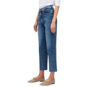 7 For All Mankind Vintage High Waist Straight Cut Jeans Blue, Dam