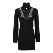 Blumarine Knitted Dress Black, Dam