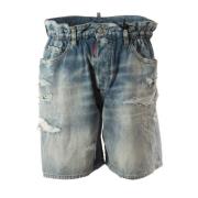 Dsquared2 Denim Shorts för Herrar Blue, Herr