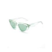 Karl Lagerfeld Gröna solglasögon med originalfodral Green, Dam