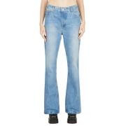 Paco Rabanne Bootcut Denim Jeans Blue, Dam