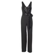 Ralph Lauren Eleganta Bekväma Jumpsuits Black, Dam