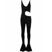 Stella McCartney Ärmelös Stickad Jumpsuit Black, Dam