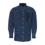Vivienne Westwood Denim Skjorta Blue, Herr