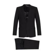 Dolce & Gabbana Wool suit Black, Herr