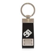 Dolce & Gabbana Nyckelring med logotyp Black, Herr