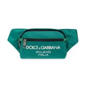 Dolce & Gabbana Bältesväska med logotyp Green, Herr