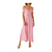 Marella Rosa Syntetisk Klänning för Kvinnor Pink, Dam