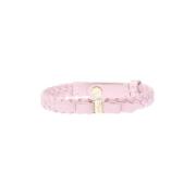 Salvatore Ferragamo Woven bracelet with bow Pink, Dam