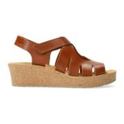 Mephisto Dam sandal i brun läder - Extra bred Brown, Dam