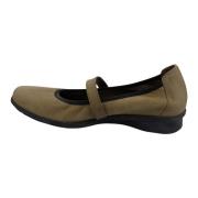 Mephisto DamBallerinaskor/Ballerina - Taupe Nubuck Beige, Dam