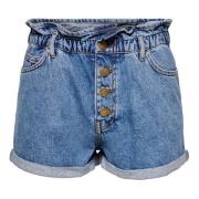 Only Jeansshorts Blue, Dam