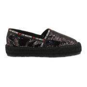 Love Moschino Stiliga Espadriller för Kvinnor Black, Dam