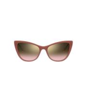 Love Moschino Cateye Solglasögon med Tegel Acetat och Gradientglas Pin...