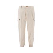 Brunello Cucinelli Beige Ss23 Herrbyxor Beige, Herr