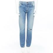 Saint Laurent Vintage Pre-owned Bomull jeans Blue, Dam