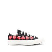 Comme des Garçons Svarta Chuck Taylor Low-Top Sneakers Black, Dam