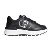Liu Jo Platform Sneakers med Logodetalj Black, Dam