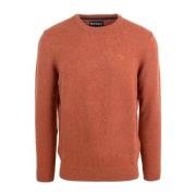 Barbour Essential Tisbury Sweaters Brown, Herr