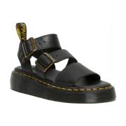 Dr. Martens Flat Sandals Black, Dam