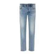 Emporio Armani Denimblå 5-ficks jeans Blue, Herr