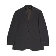 Brooks Brothers Milano Slim-fit Kostymjacka, Twill, 2-Knappar Gray, He...