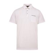 Moorer Vita T-shirts och Polos White, Herr