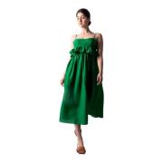 Ulla Johnson Midi Dresses Green, Dam