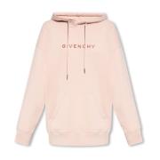 Givenchy Hoodie med logotyp Pink, Dam