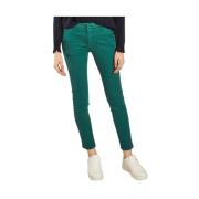 Reiko Sandy Slim Fit -byxor Green, Dam