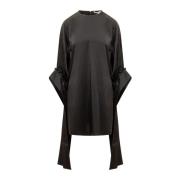 JW Anderson Tab Sleeve Klänning Black, Dam