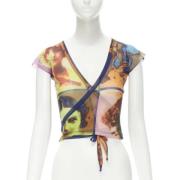 Jean Paul Gaultier Pre-owned Pre-owned Polyester toppar Multicolor, Da...