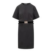 JW Anderson Hinge T-Shirt Klänning Black, Dam