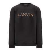 Lanvin Klassisk Sweatshirt Black, Herr