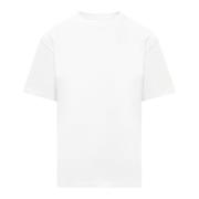 Armarium Vit T-shirt, Korta ärmar, Avslappnad passform White, Dam