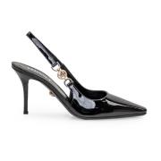 Versace Slingback Klackar Black, Dam