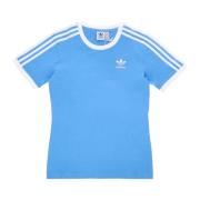 Adidas Randig T-shirt för kvinnor Blue, Dam