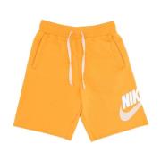 Nike Fransk Terry Alumni Shorts Orange, Herr