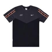 Nike Upprepa Sportkläder T-shirt Svart/Grå/Vit Black, Herr