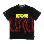 Octopus Blurred Tee - Streetwear Kollektion Black, Herr