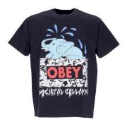 Obey T-Shirts Black, Herr