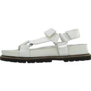 Clarks Flat Sandals White, Dam