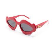Loewe Lw40109U 66A Sunglasses Red, Dam