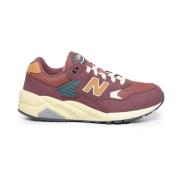 New Balance Bordeaux Sneakers med Mesh och Läder Red, Herr