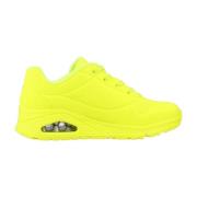 Skechers Stiliga Sneakers för Modemedvetna Kvinnor Yellow, Dam