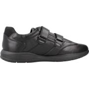 Geox Stiliga Avslappnade Sneakers för Män Black, Herr