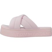 Tommy Jeans Sliders Pink, Dam