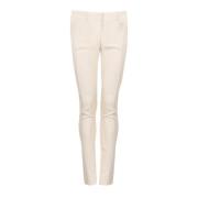 Patrizia Pepe Skinny Trousers Beige, Dam