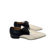 Maison Margiela Pre-owned Pre-owned Läder lgskor White, Dam